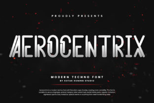 Aerocentrix: A Modern Display Font for Editorial Design