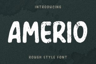 Amerio Font Review: Grunge with Elegance
