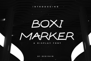 Boxi Marker: A Font That Adds Heart to Your Brand