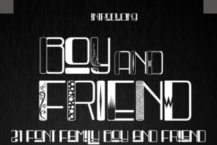 Boy and Friend: A Font That Brings Character to Every Craft Project