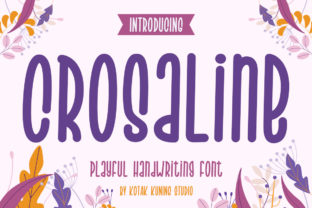 Crosaline: A Playful Font for Creative Branding