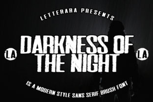 Darkness of the Night Font for Bold Branding