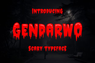 Gendarwo: A Spooky Display Font for Bold Branding