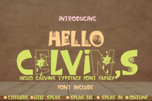 Hello Celvins: A Playful Typeface for Editorial Creativity