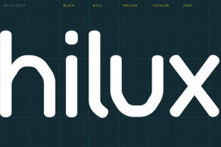 Hilux Font for Modern Web Design