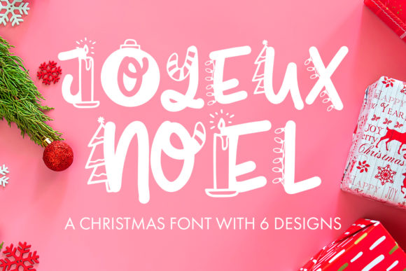 Joyeux Noel Font for Festive Crafting