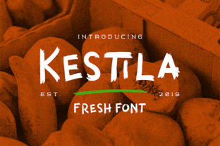 Kestila: A Bold Display Font for Creative Crafters