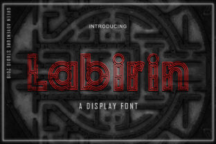 Labirin Font for Bold Editorial Design