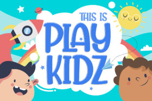 Playkidz: A Playful Display Font for Creative Projects