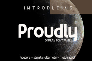 Proudly Font for Editorial Design and Content Layout