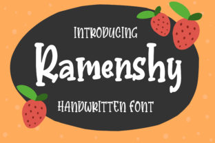 Ramenshy: A Whimsical Font for Branding That Feels Personal