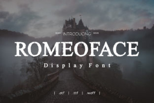 Romeoface Display Font for Handmade Creations
