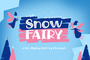 Snow Fairy Font for Digital Creativity