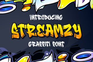 Streamzy: A Bold Display Font for Editorial Design